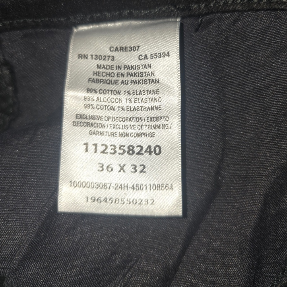 Wrangler Black Retro Slim Straight 36 x32 - Picture 9 of 9